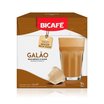 BICAFE Cafe c/ Leite DG 16 Cpsulas