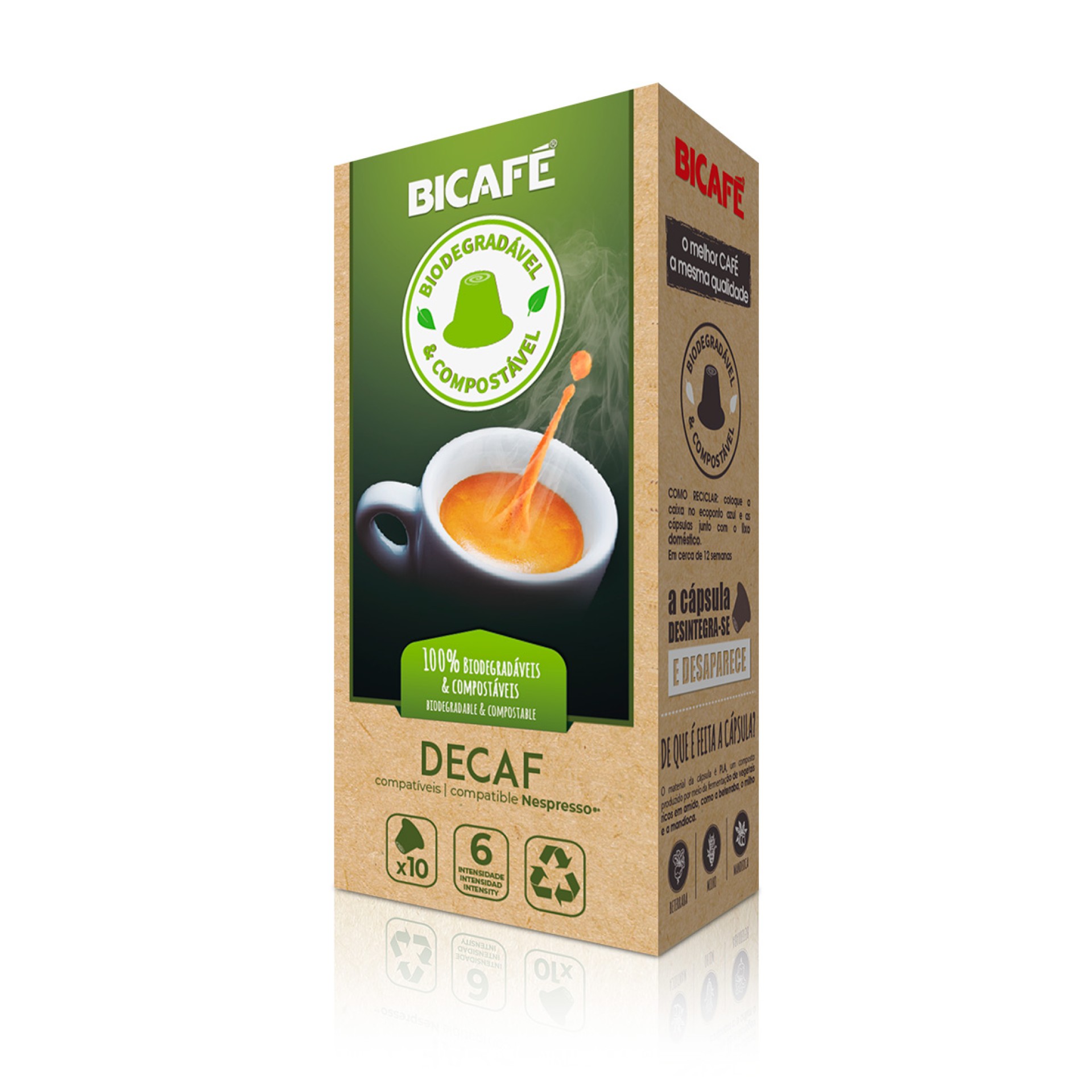 Decaf Biodegradável NSP