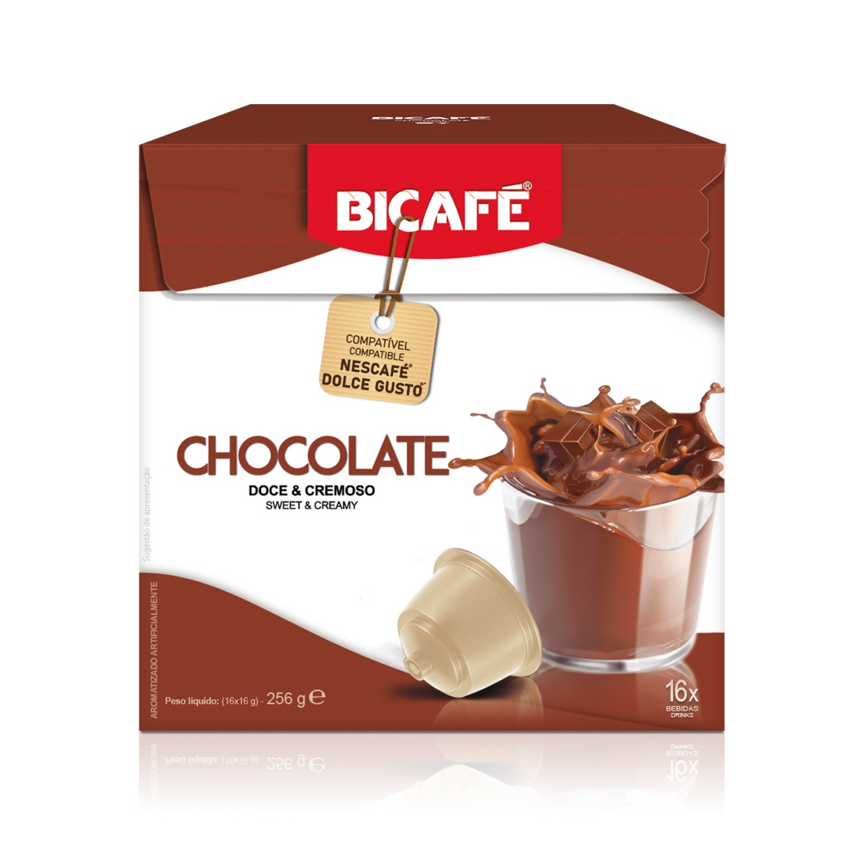 БИКАФЕ КАПСУЛИ ЧОКОЛАДА ДОЛЧЕ ГУСТО 16 / 1