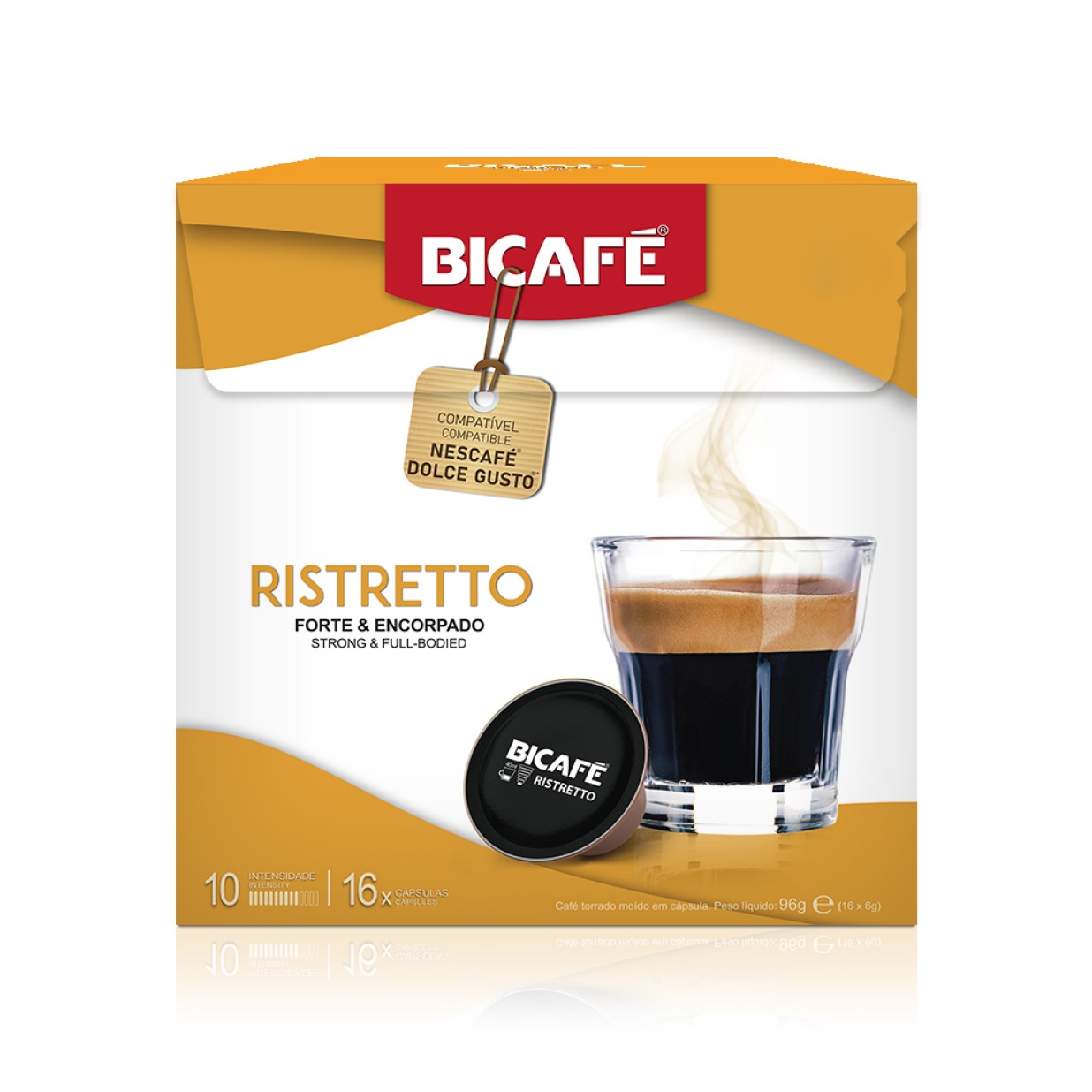 БИКАФЕ КАПСУЛИ РИСТРЕТО ДОЛЧЕ ГУСТО 16 / 1